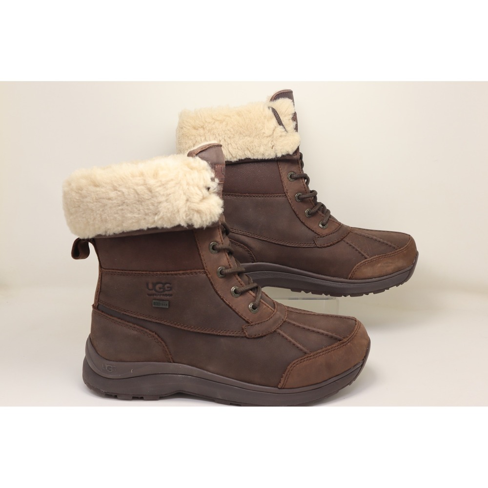 UGG Adirondack III Distressed Womens 9 Burnt Cedar Waterproof Boots 1158511 NWOB